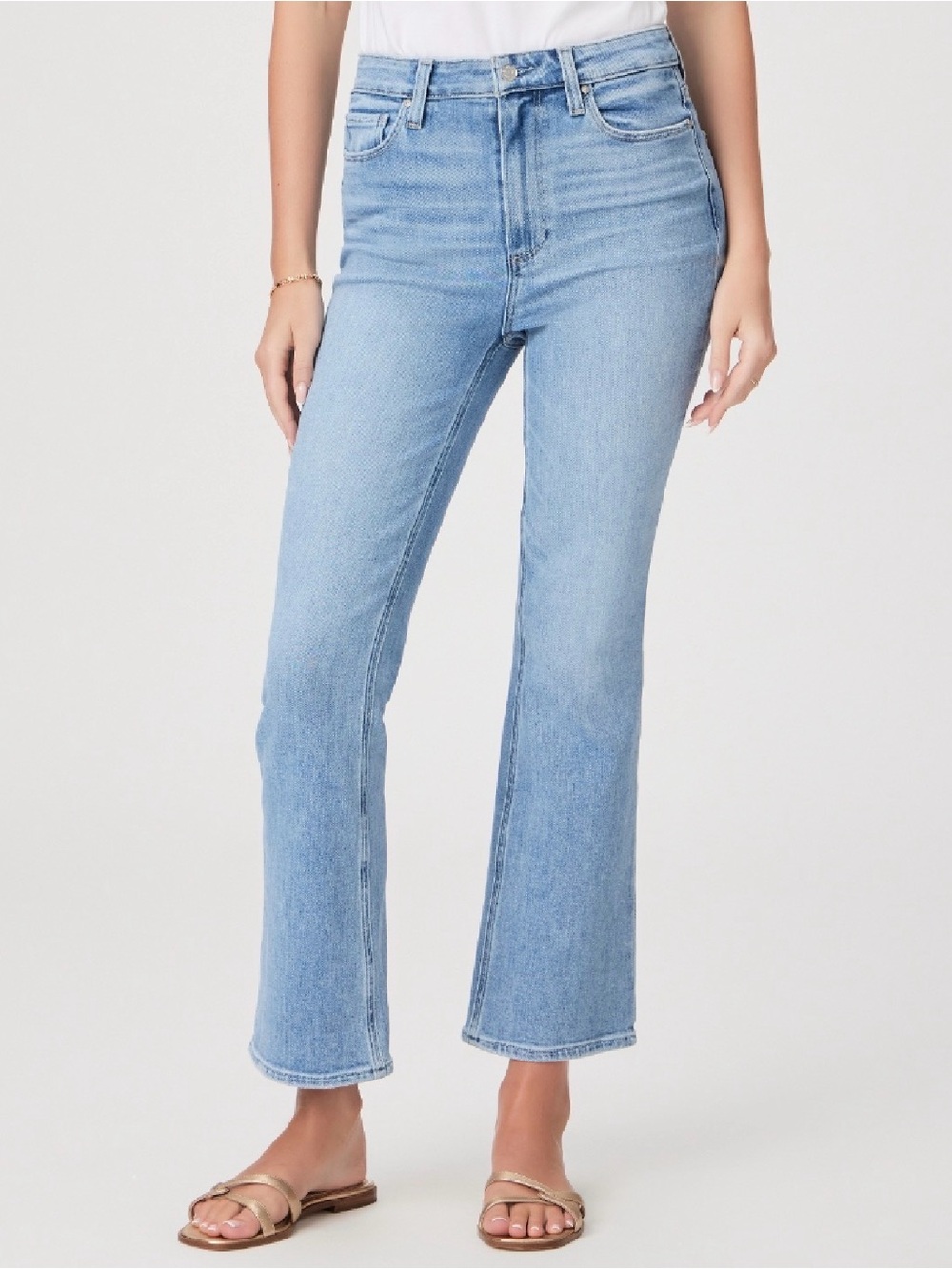 EUC Paige Claudine High Rise Ankle Flare Jeans in Persona - Picture 2 of 16